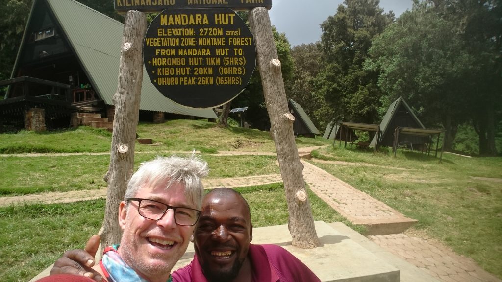 Steen and guide - Kilimanjaro National Park